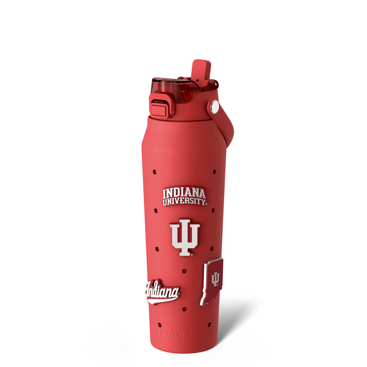 Bottle Buddy 32oz | Indiana Hoosiers | Skin + Budz Bundle image 1